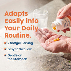 NativePath easy-to-swallow softgels pictured in bottle