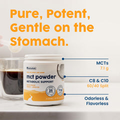 NativePath MCT Powder packaging emphasizes USA-made quality and non-GMO ingredients.