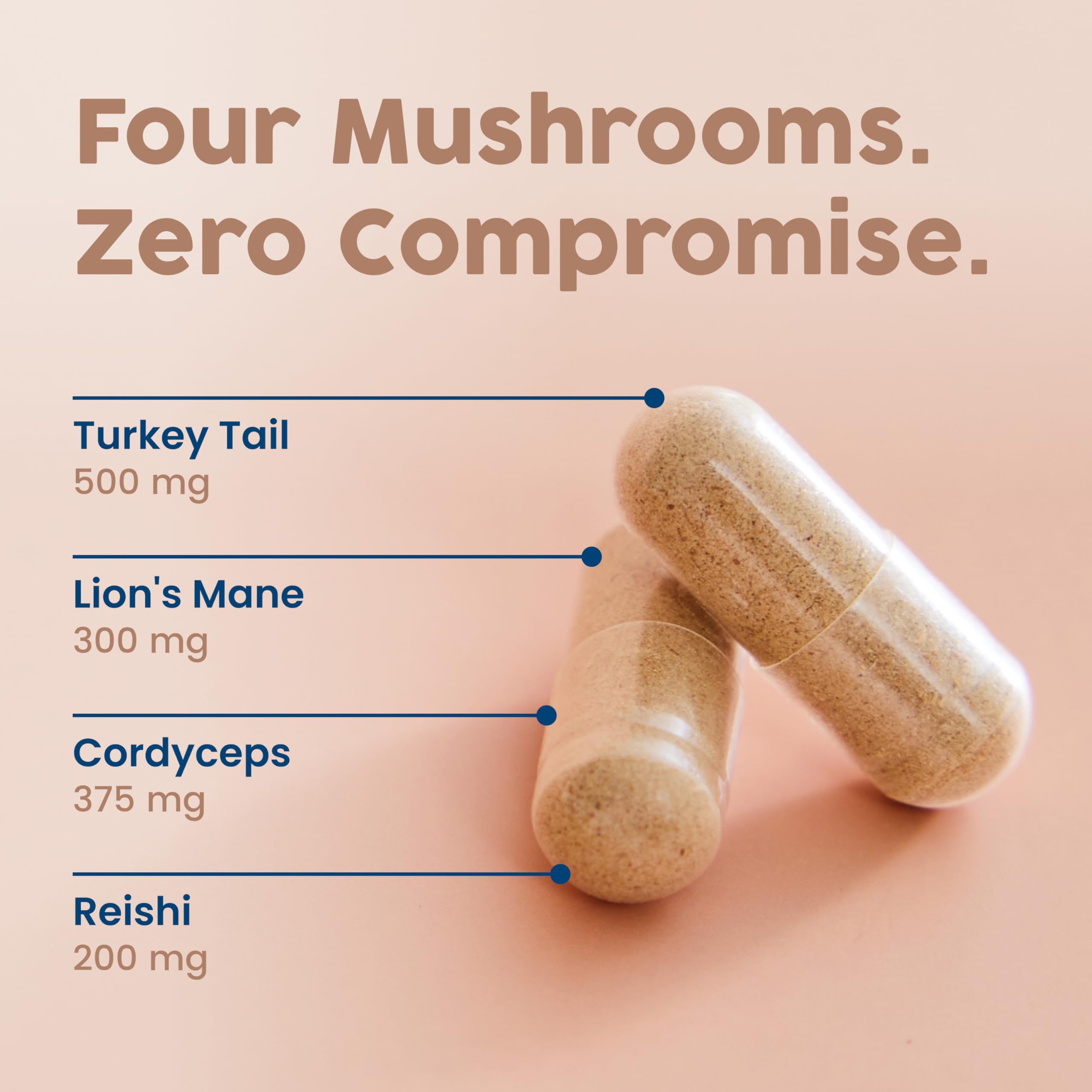 NativePath Mushroom Complex organic certification seal highlighting US farm sourcing.