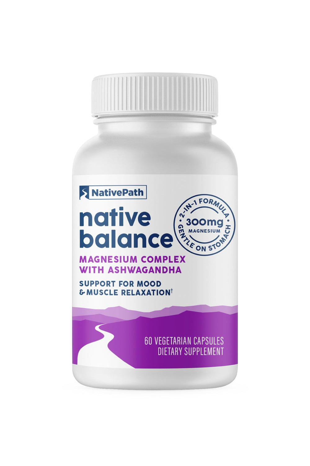 NativePath Native Balance capsules with Ashwagandha for calming support
