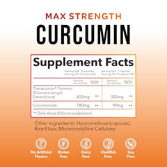 Natleo Theracurmin capsules daily-dose line indicating easy daily use after meals