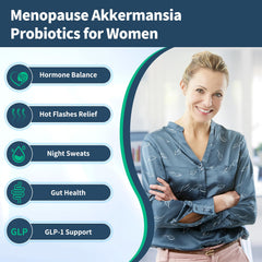 Natprime Akkermansia 60billion label highlights potent probiotic blend