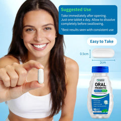 Natprime portable bottle on the go for convenient daily oral care.