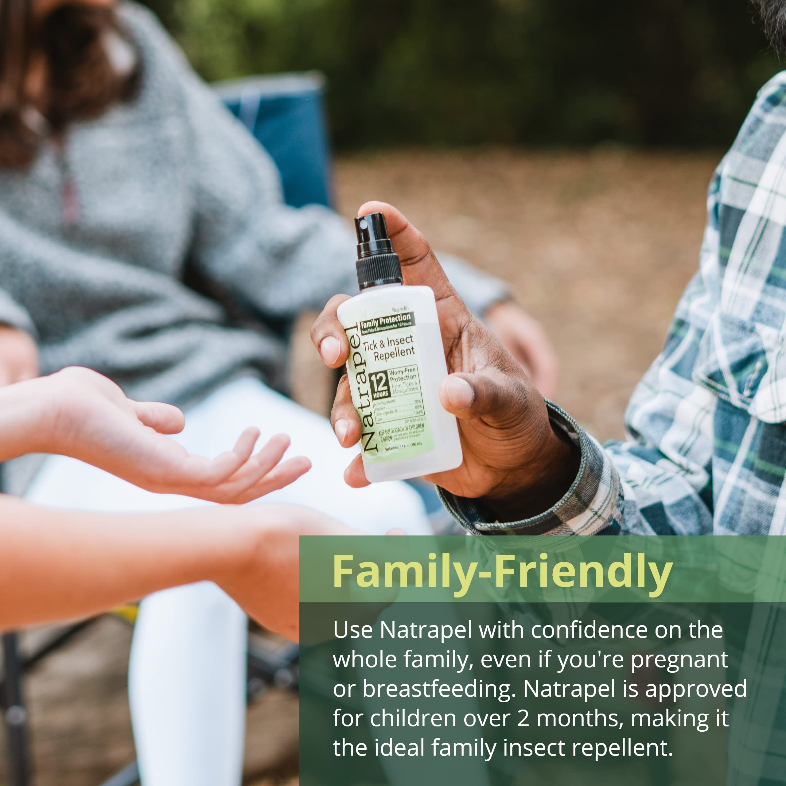 Natrapel gear-safe repellent compatible with synthetic outdoor gear.
