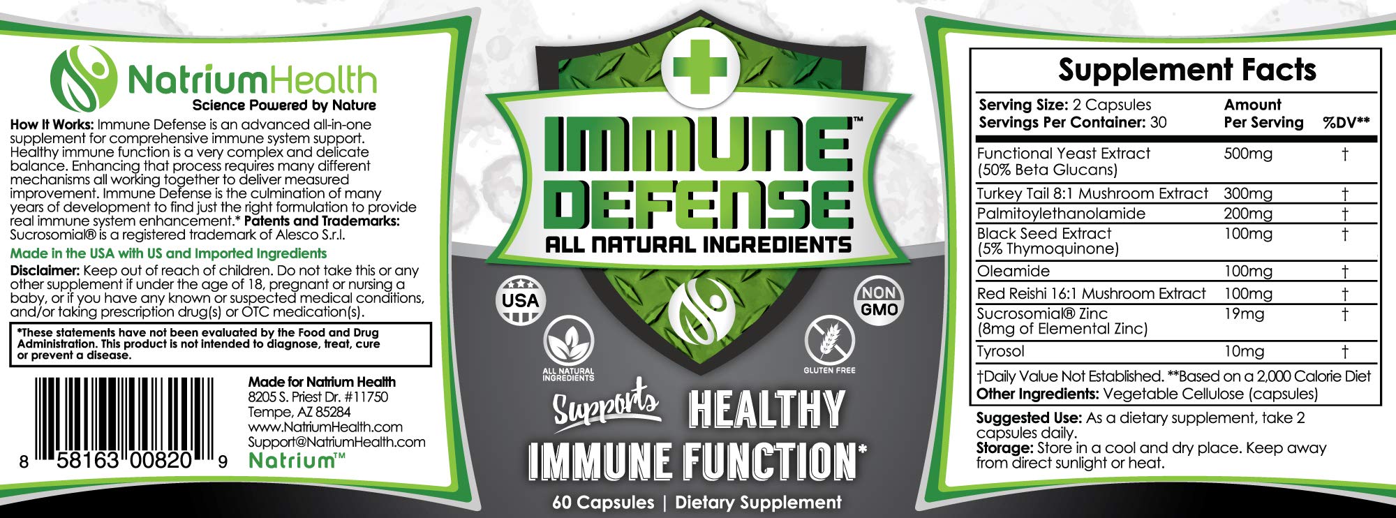 Natrium Health Immune Defense daily routine scene suggesting convenient use
