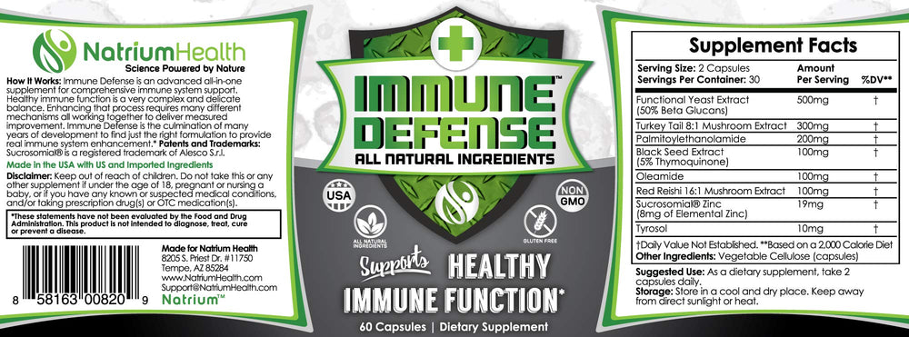 Natrium Health Immune Defense daily routine scene suggesting convenient use