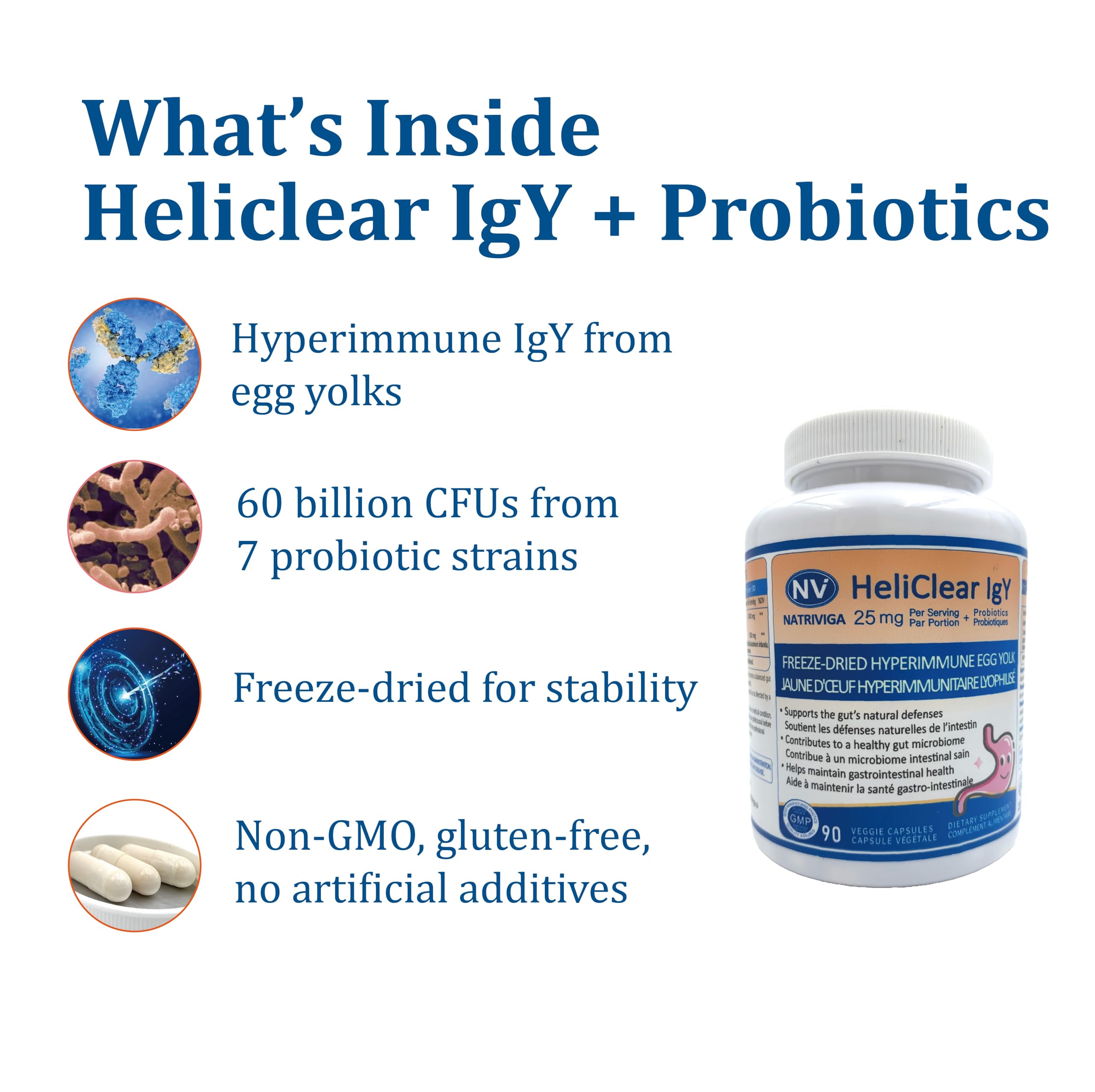 NATRIVIGA Heliclear capsules closeup for convenient daily use.