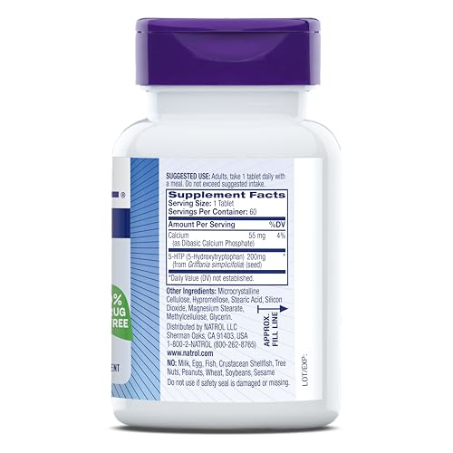Natrol 5-HTP daily routine use suggesting consistent support