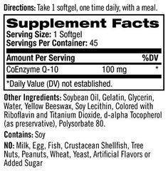 Natrol CoQ-10 softgels daily routine with bottle for energy support.