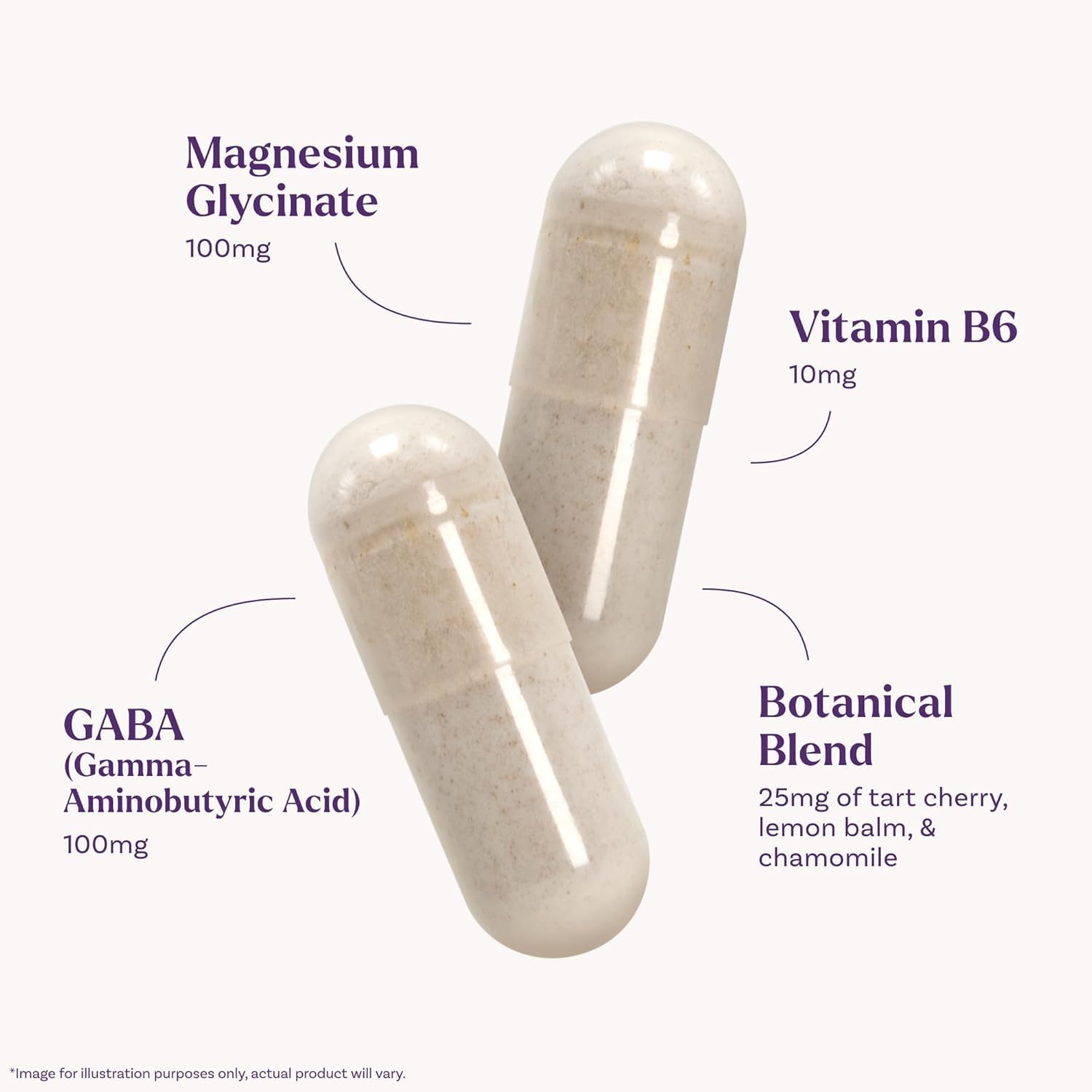 Natrol magnesium glycinate capsules promoting muscle relaxation at night.
