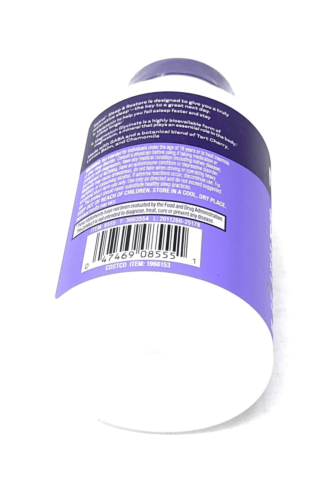 Nighttime scene promotes a calm bedtime routine with Natrol Sleep & Restore