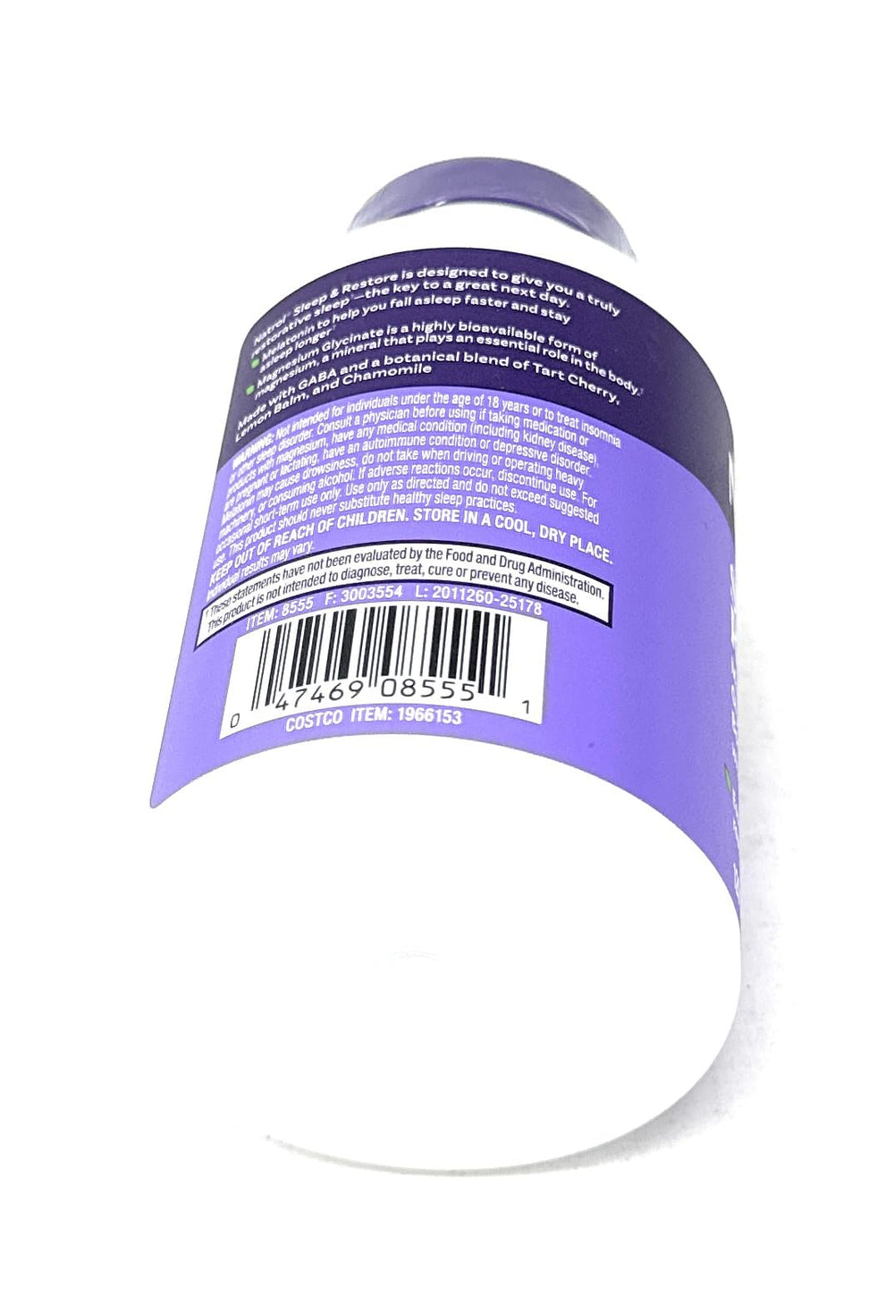 Nighttime scene promotes a calm bedtime routine with Natrol Sleep & Restore