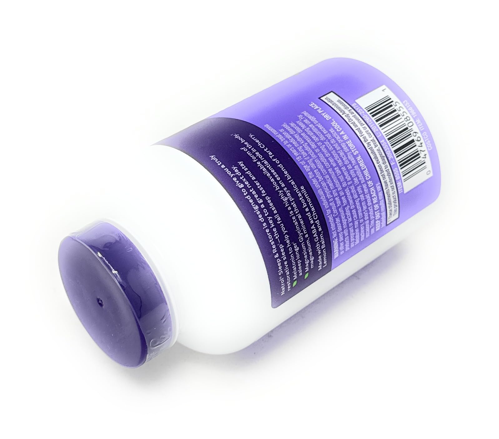 Tart cherry blend with Natrol Sleep & Restore botanical ingredients