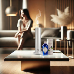 Natscent Dynamo packaging image shows USA-made fragrance sample