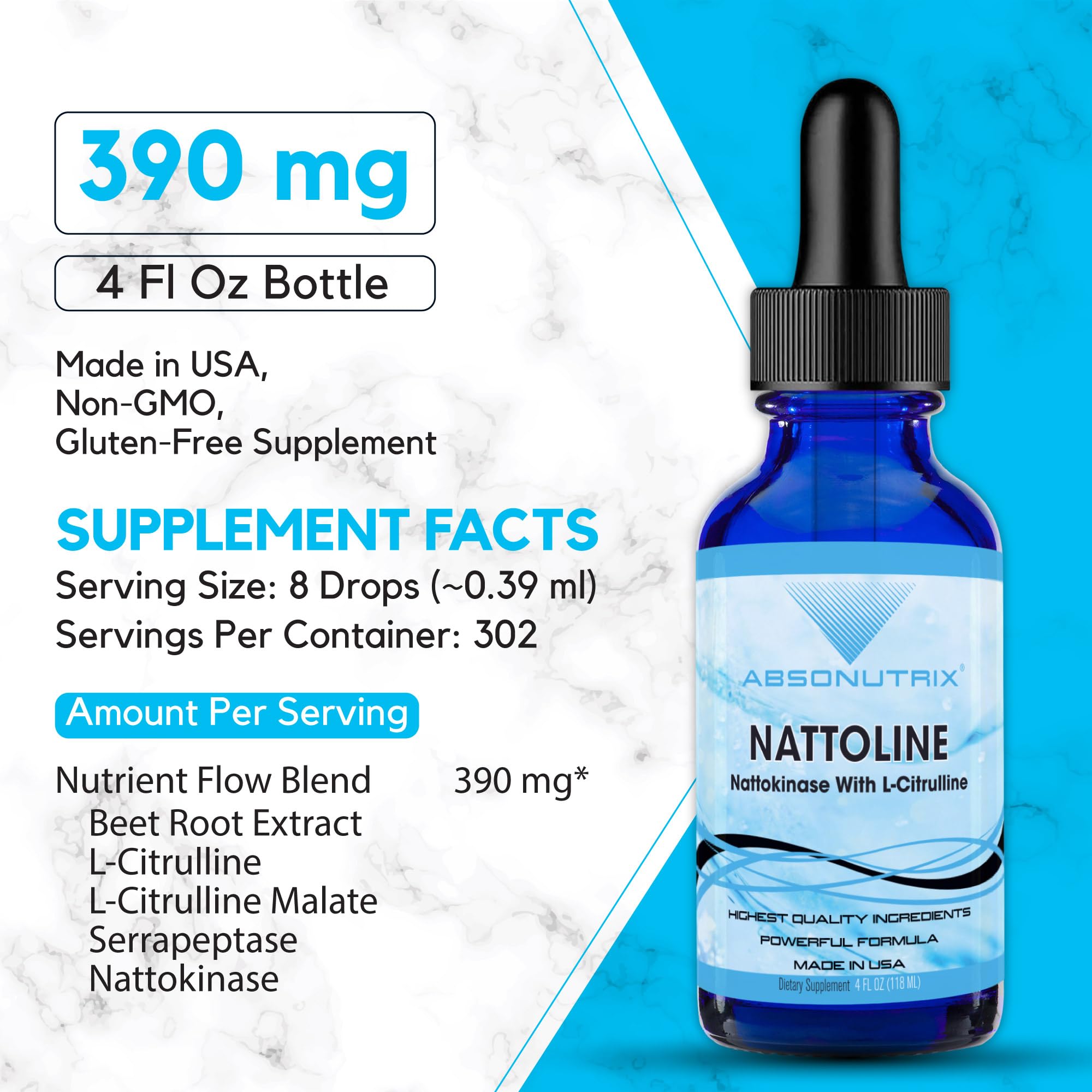 Nattoline liquid pour ready to mix into your day
