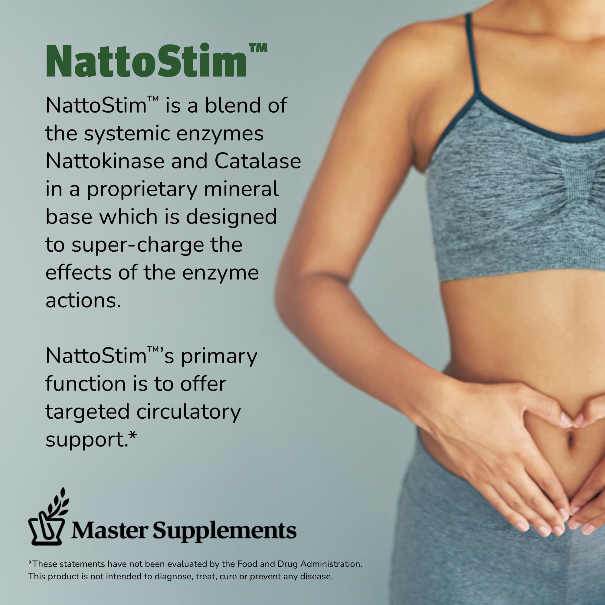 NattoStim with AstraZyme icon representation for enhanced digestion and absorption.