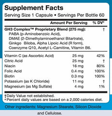 Nattura G-H3 Ultra dosage scoop demonstrates simple daily serving.