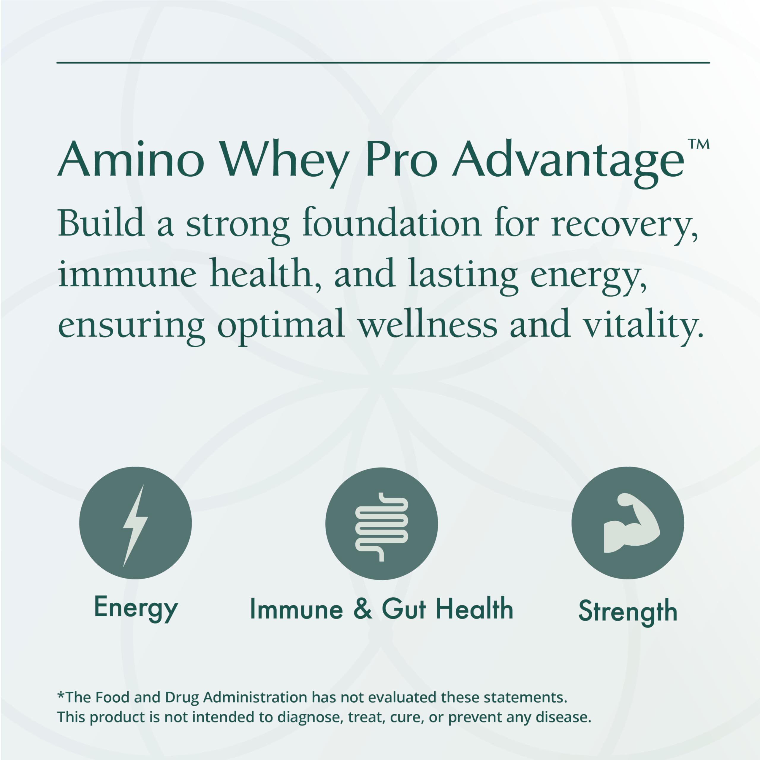Natura Health Products Amino Whey Pro Advantage open pouch for convenient scooping.