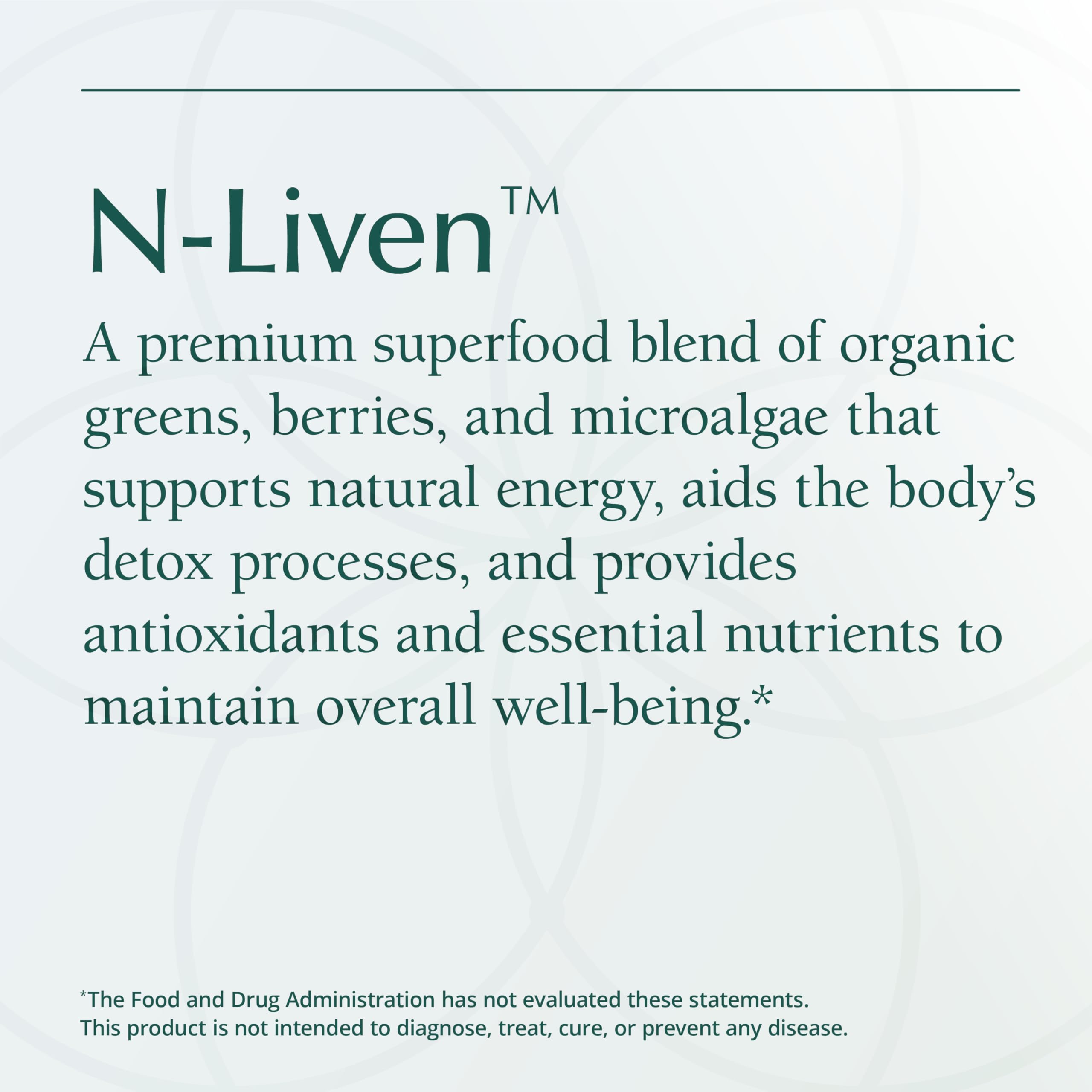 Natura Health N-Liven yogurt mix for easy, nutrient-dense meal add-ins.
