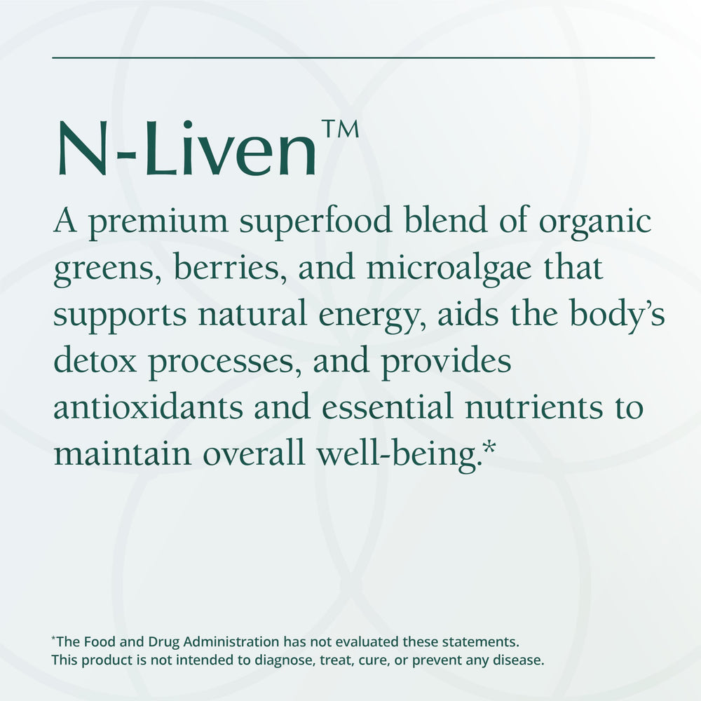 Natura Health N-Liven yogurt mix for easy, nutrient-dense meal add-ins.