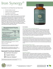 Beet root extract in Iron Synergy highlights potential support for healthy circulation.