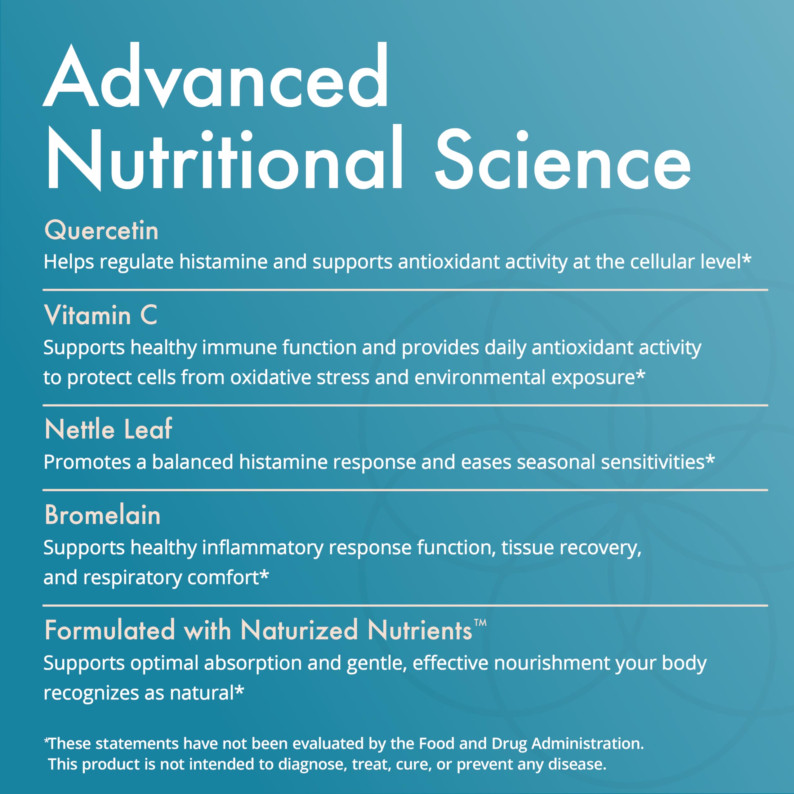 Natura Health Quercetin Plus bromelain ingredient highlight for synergy