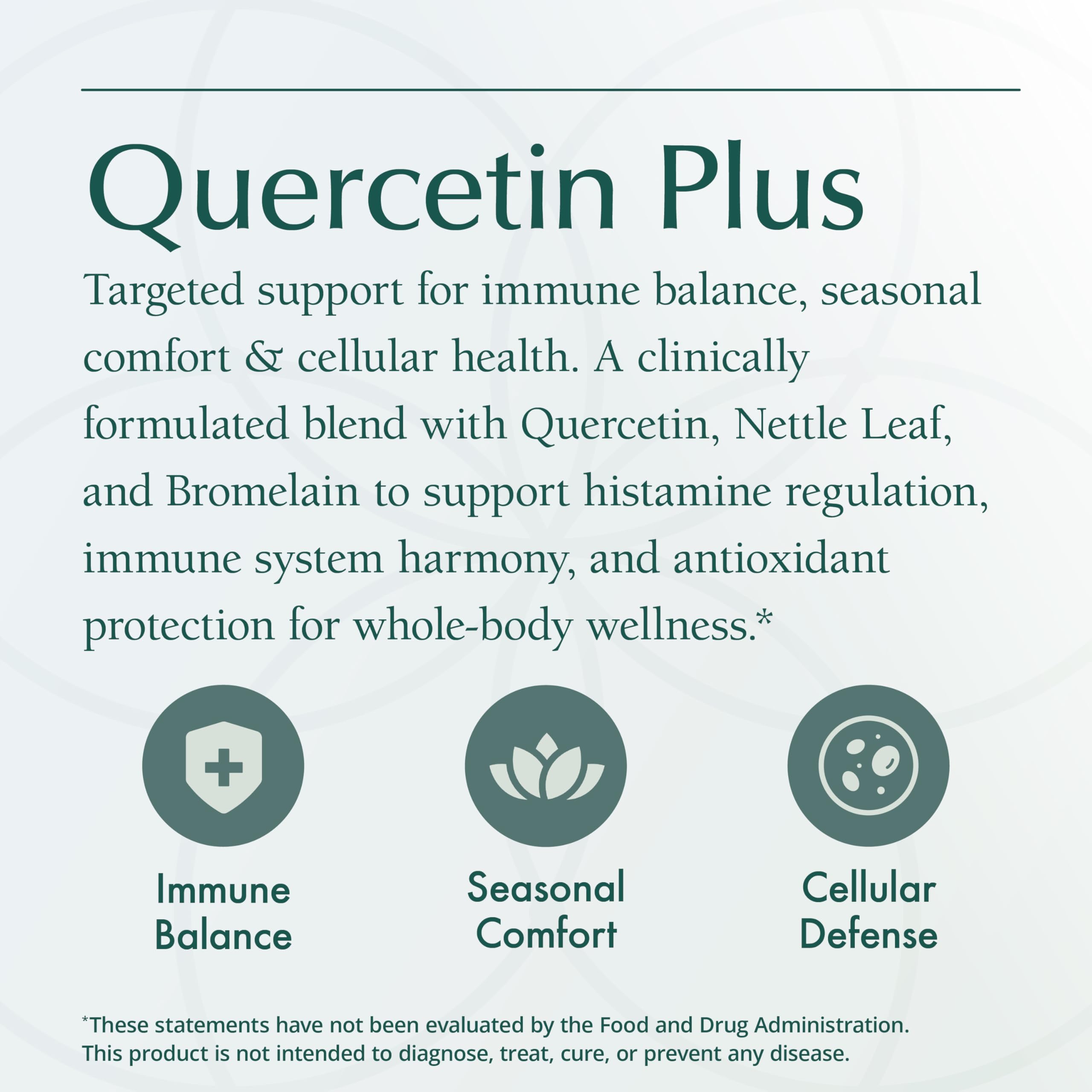 Natura Health Quercetin Plus label showing quality testing details