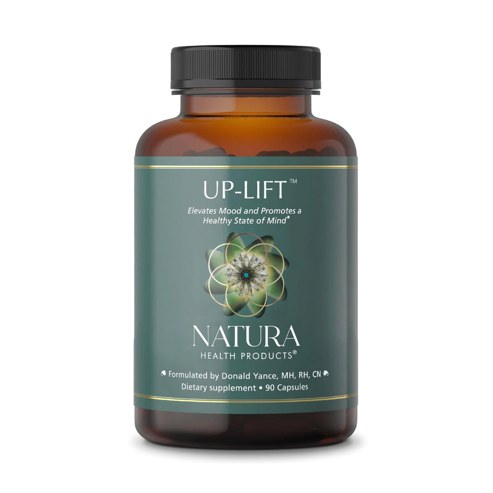 Natura Up-Lift bottle front showing mood-support formula for daily balance