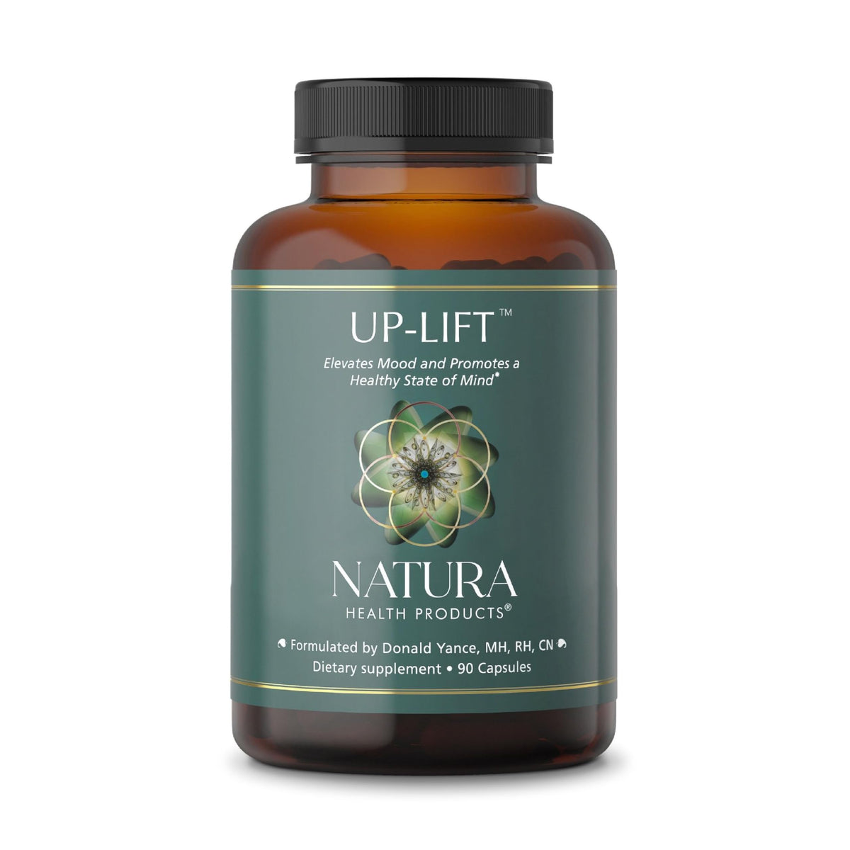 Natura Up-Lift bottle front showing mood-support formula for daily balance