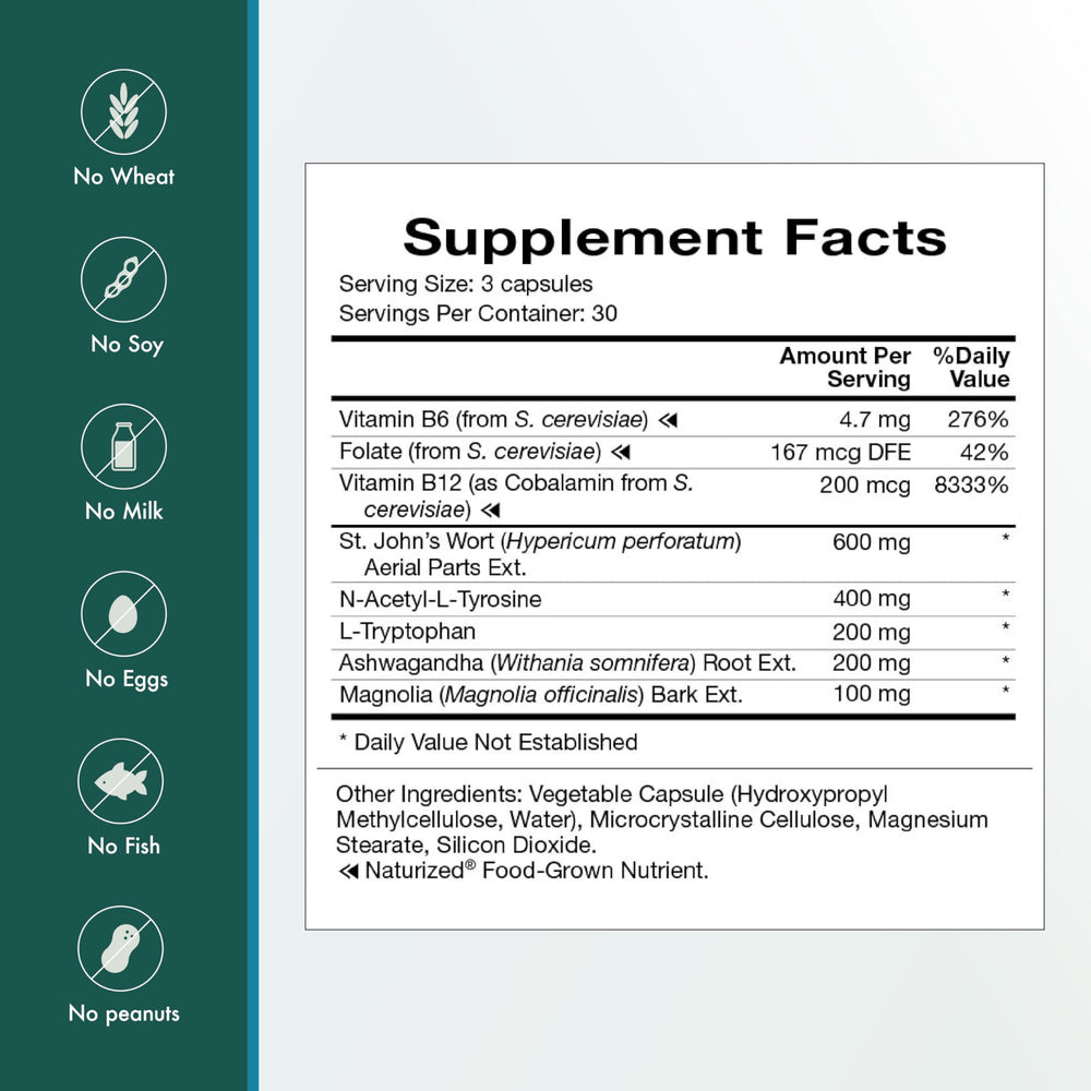 Natura Up-Lift ingredients scene with Ashwagandha and St. John's Wort