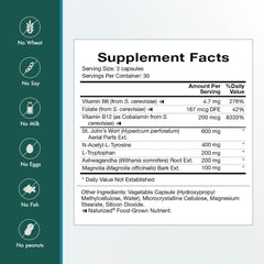 Natura Up-Lift ingredients scene with Ashwagandha and St. John's Wort