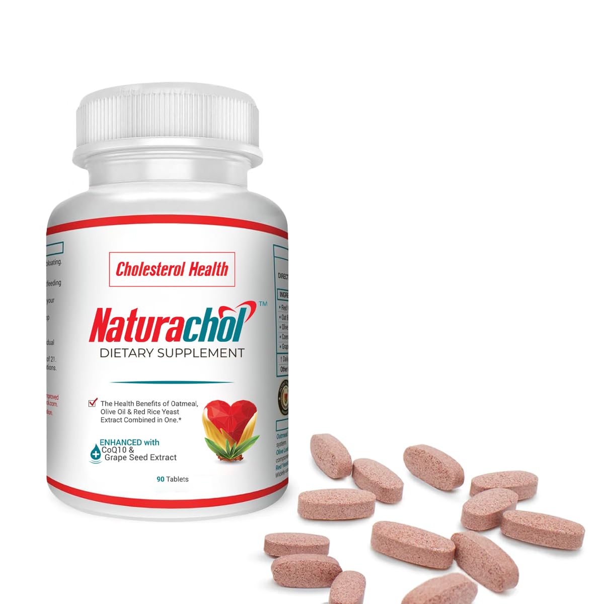 Naturachol oat beta glucan blend label implies fiber-based daily nutrition.
