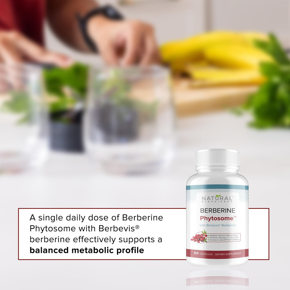 Natural BioScience Berberine Phytosome GMP facility seal on packaging