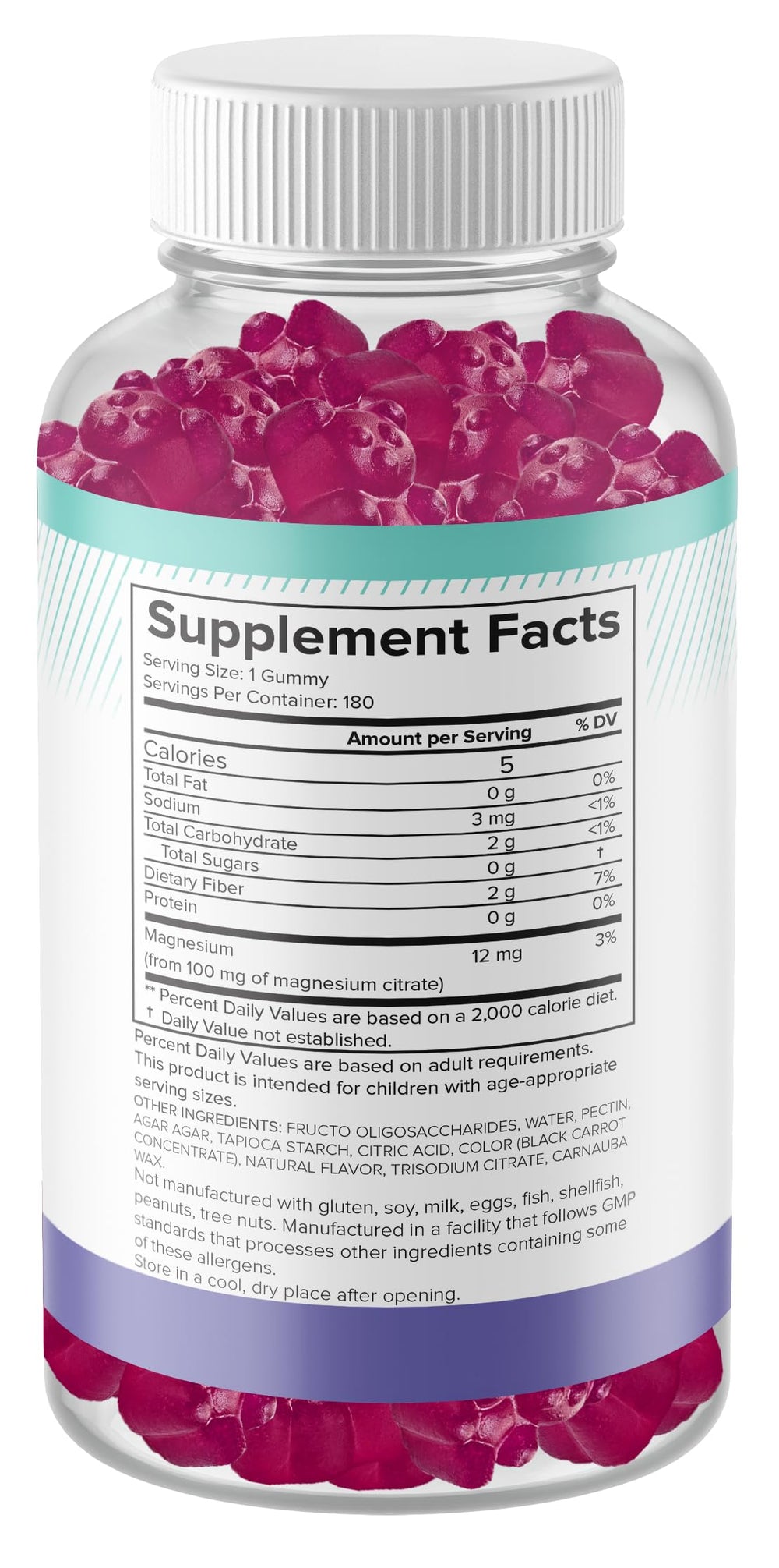 Natural BioScience Calm Kids Gummies GMP-certified facility icon conveys quality