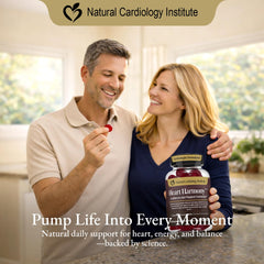 Natural Cardiology Institute Heart Harmony gummies in a lab-tested facility.