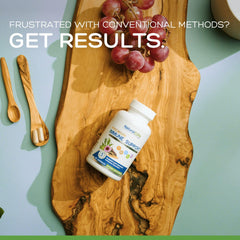 Natural Cure Labs award-winning supplements banner on packaging