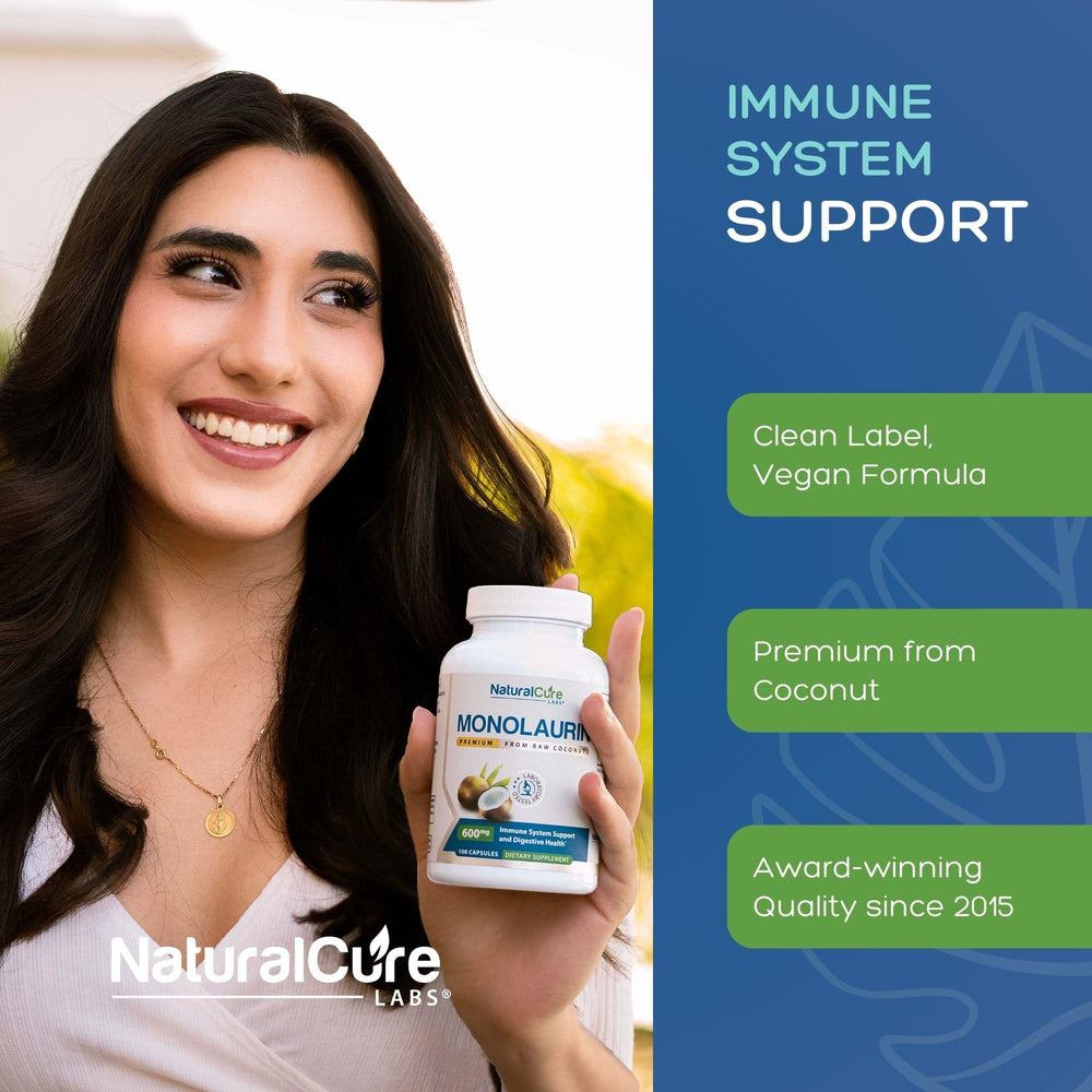 Natural Cure Labs USA-formulated bottle with quality assurance seal