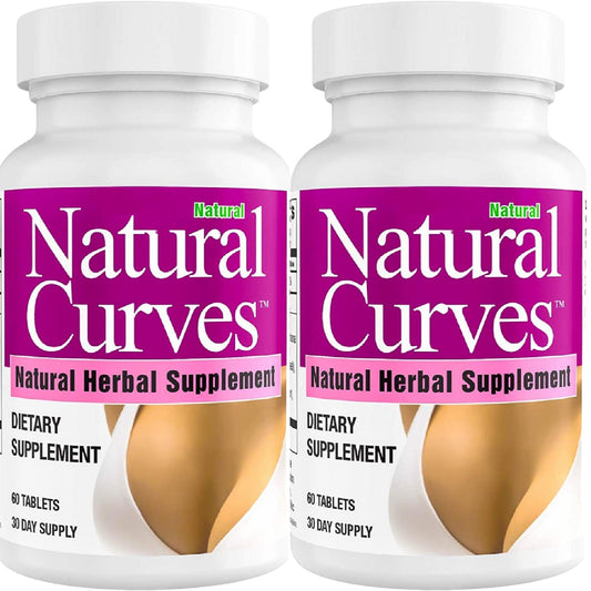 Natural Curves bottle with capsules illustrating everyday use
