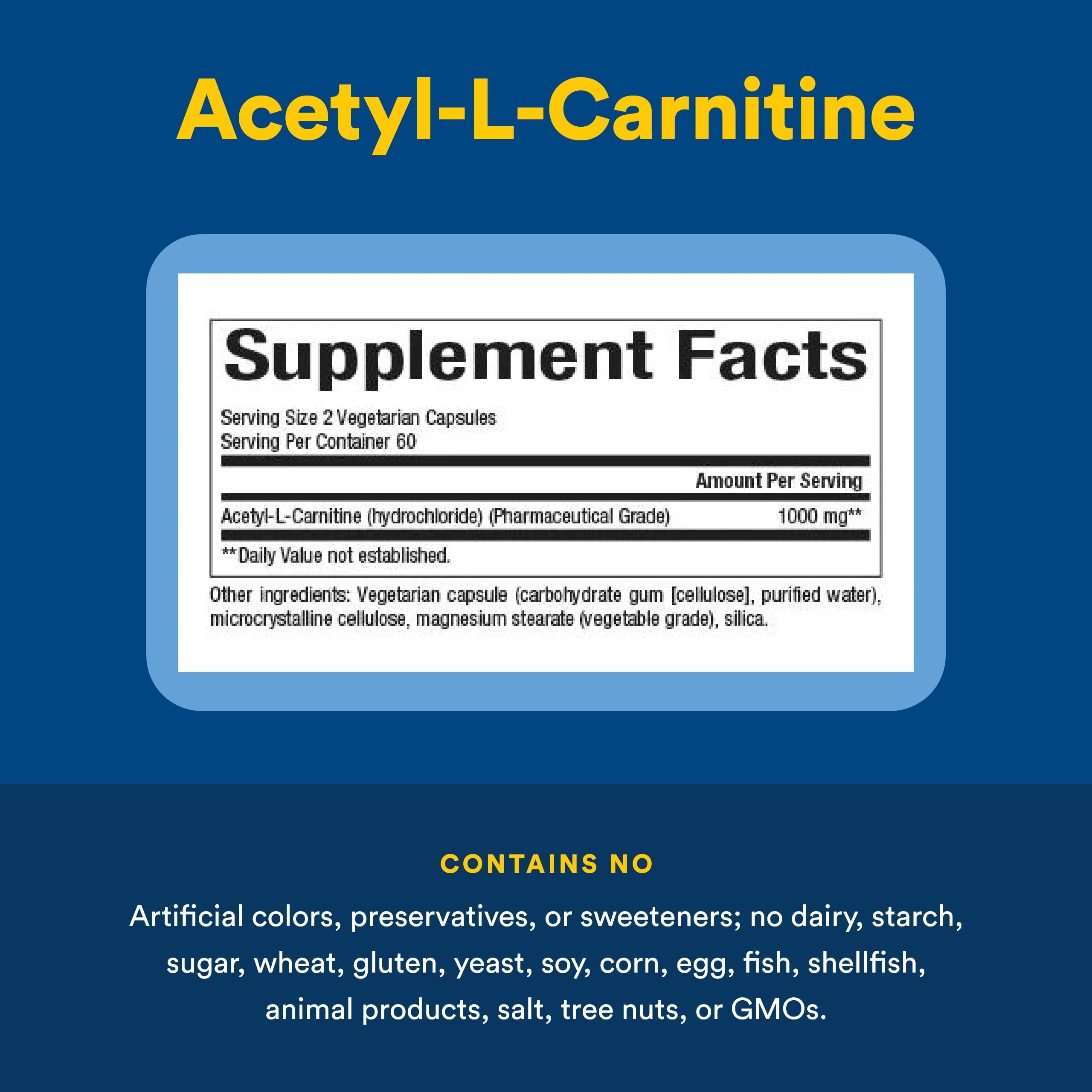 Natural Factors Acetyl L-Carnitine 500 mg packaging on desk for daily supplementation