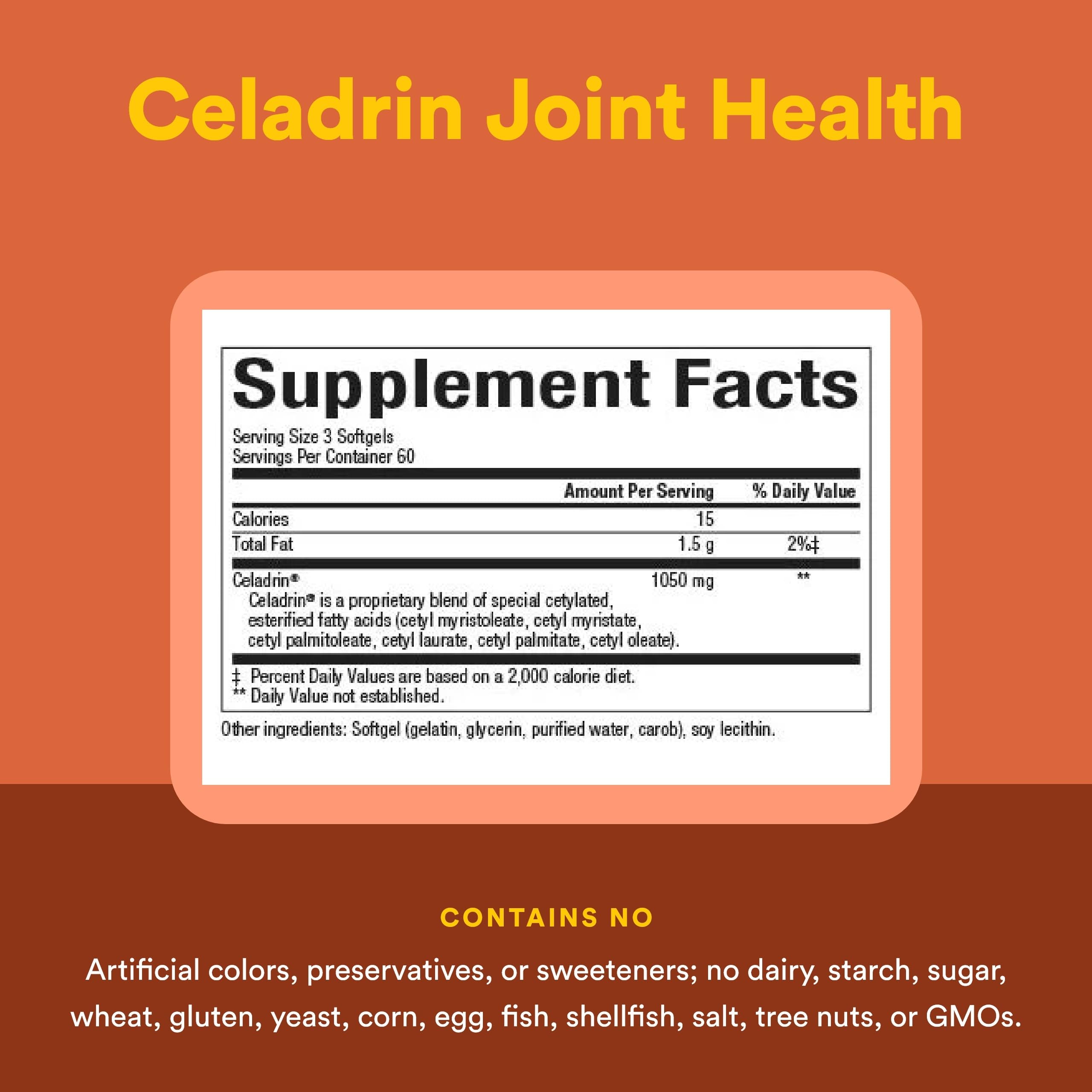 Celadrin softgel capsules close-up display smooth texture.