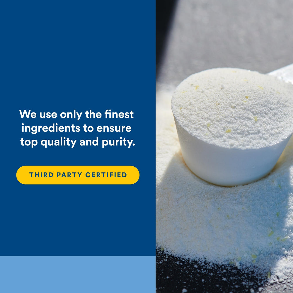 Serving measure showing portion size for L-Glutamine powder