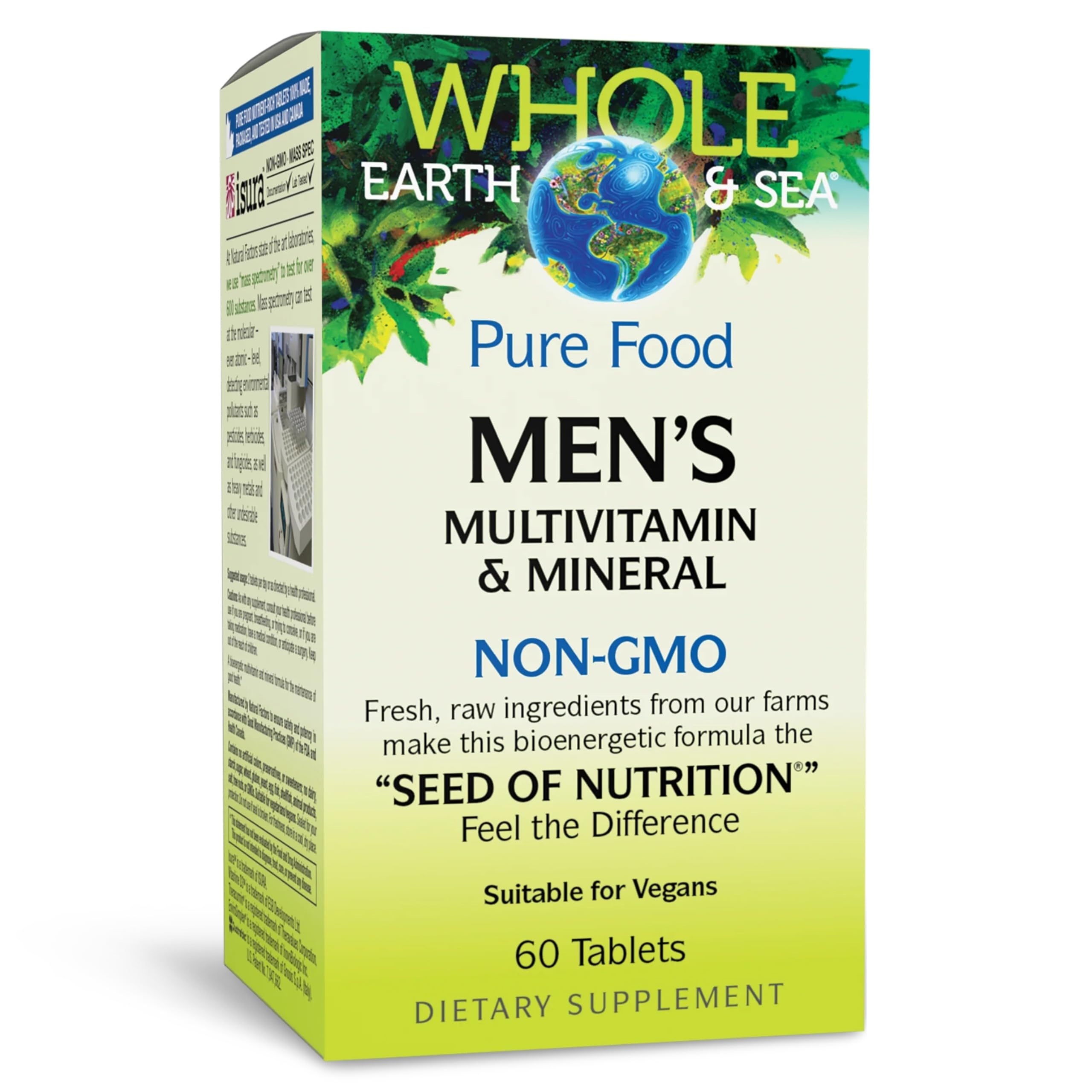 Natural Factors Men's Multivitamin bottle shown for daily nutrition support