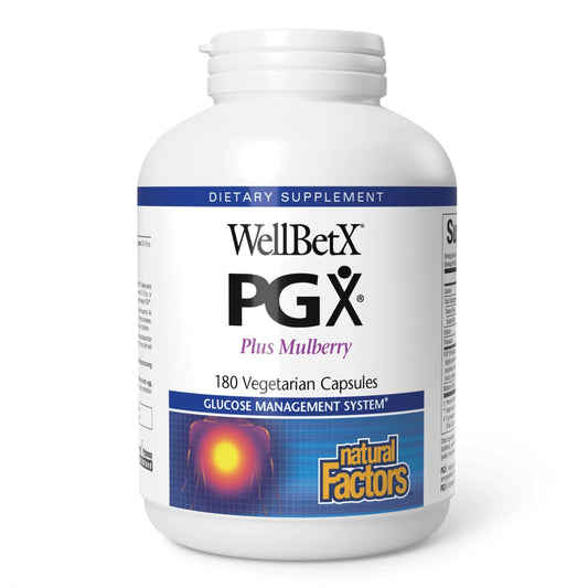 Natural Factors PGX Ultra Matrix bottle, illustrating easy daily supplementation for lasting fullness.