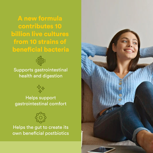 Natural Factors synbiotic capsules closeup emphasizes capsule texture for daily use.
