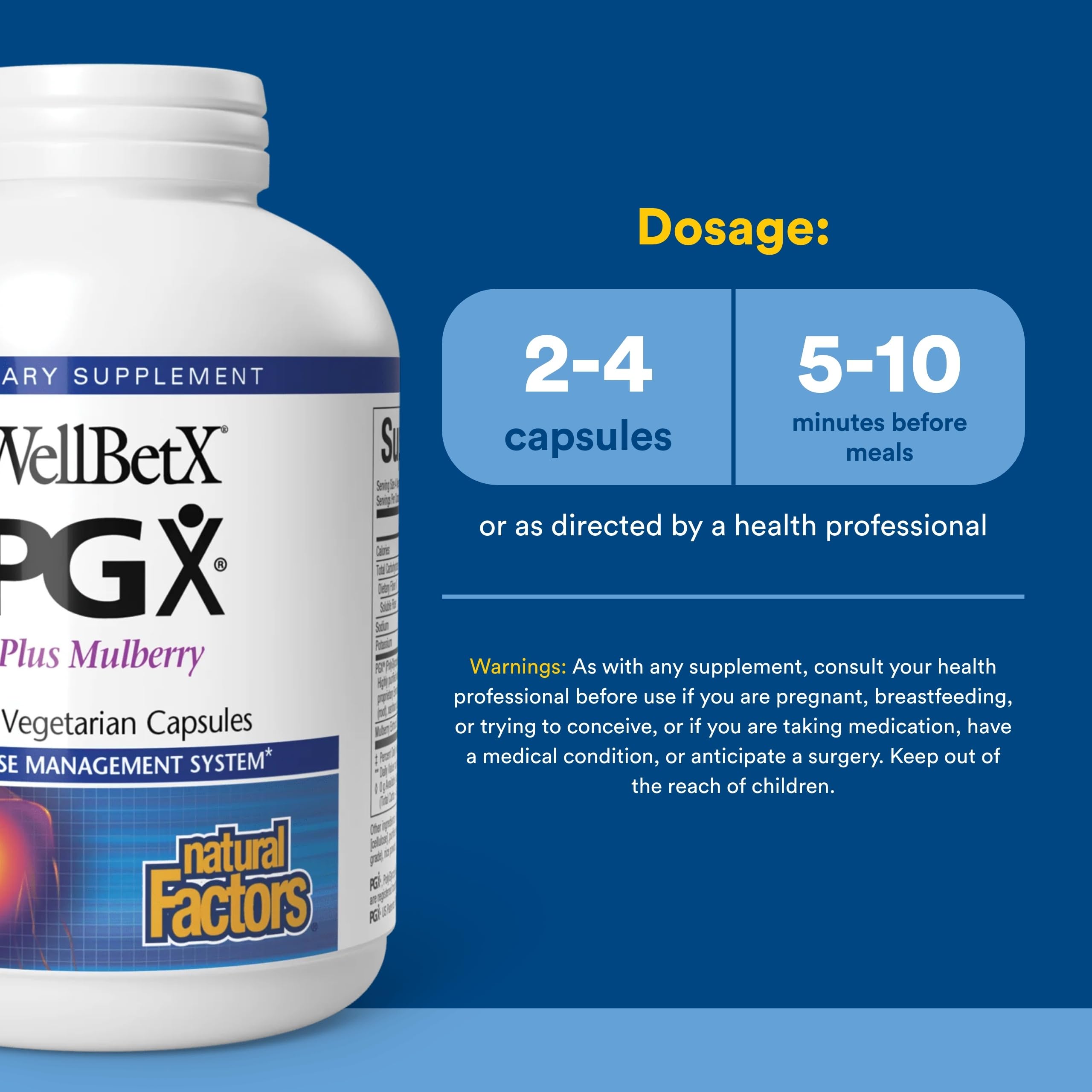 WellBetX Plus Mulberry box by Natural Factors, ideal for convenient daily use.