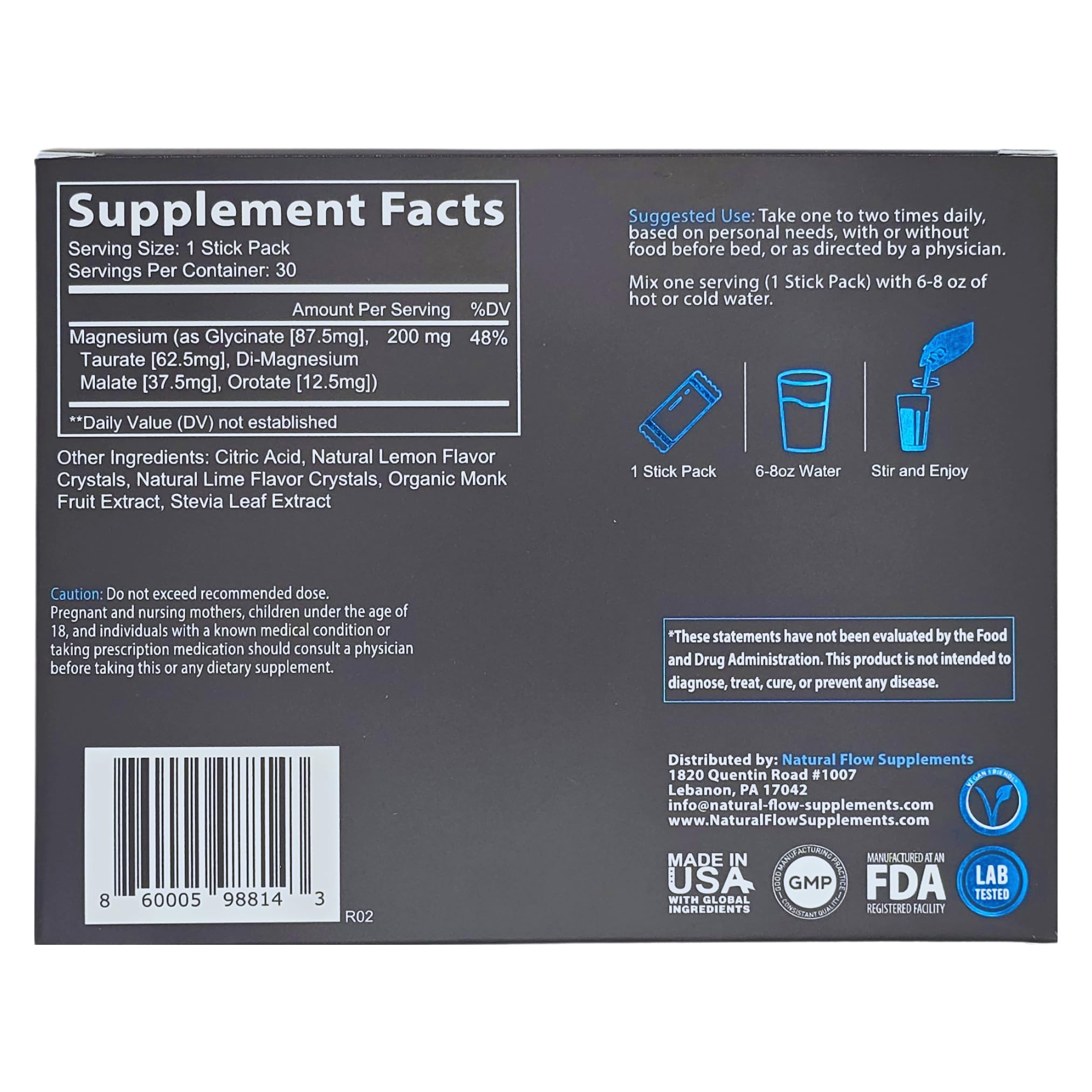 Natural Flow Magnesium Lemon-Lime supports a relaxing night routine