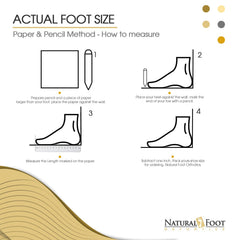 Natural Foot Orthotics four-arch realignment supports balanced foot foundation.