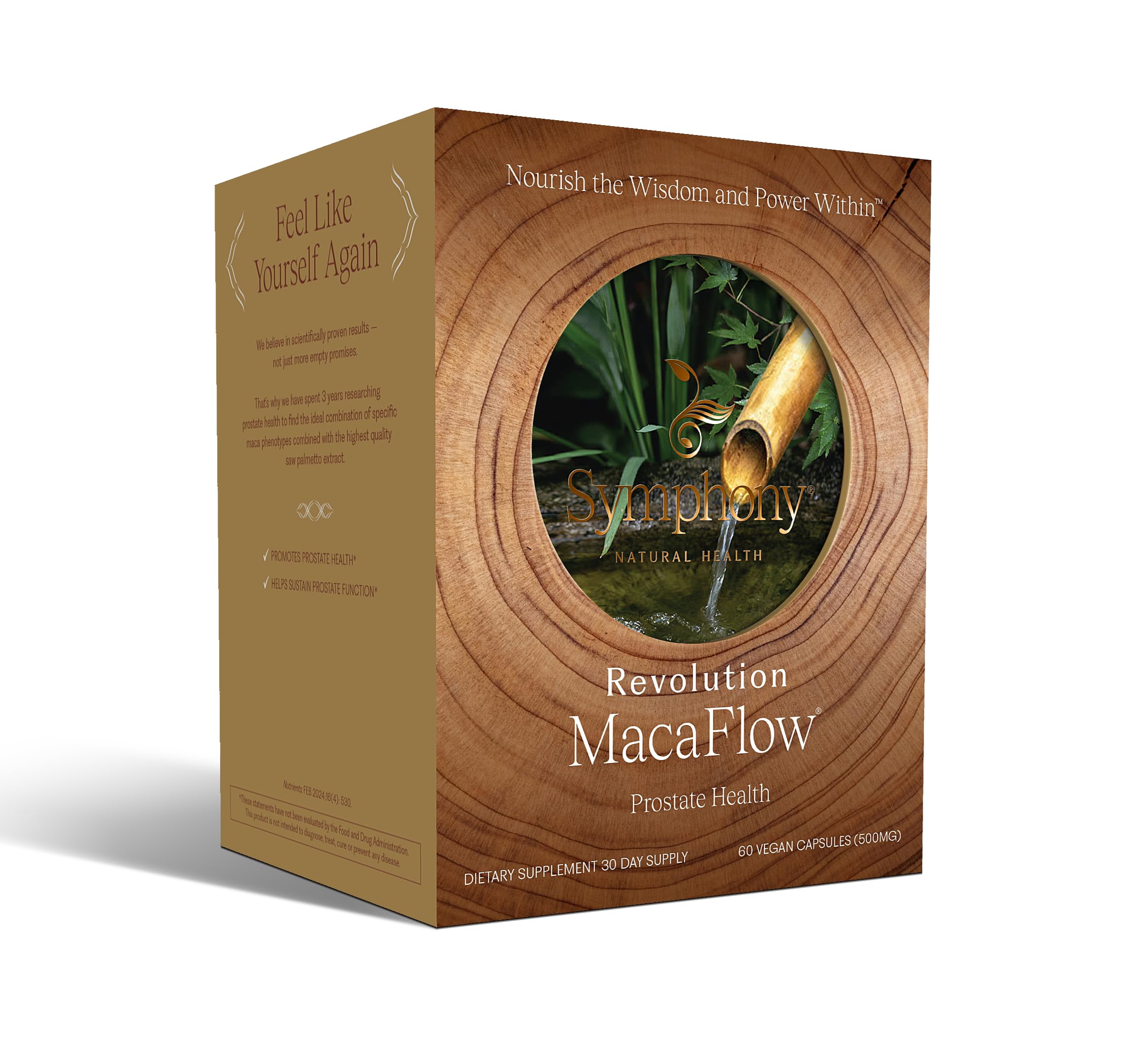 Natural Health International MacaFlow blister-pack packaging preserves freshness.