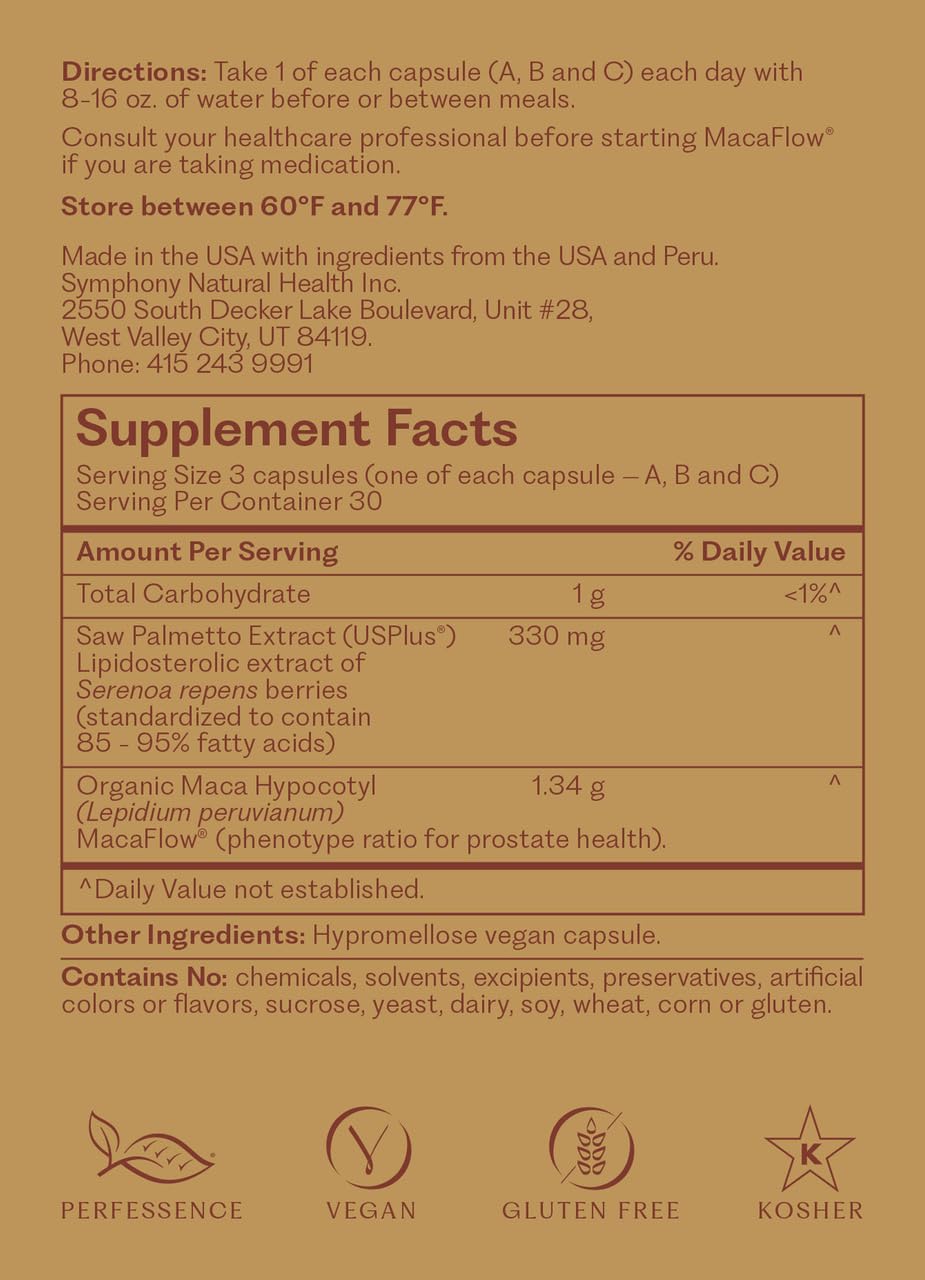 Natural Health International MacaFlow capsules for convenient daily supplementation and vitality