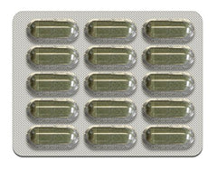 Natural Health International pH Quintessence blister pack demonstrates portable greens